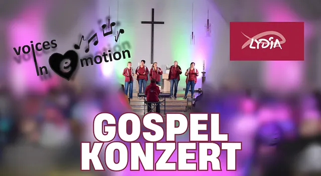 Plakat zum Gospelkonzert